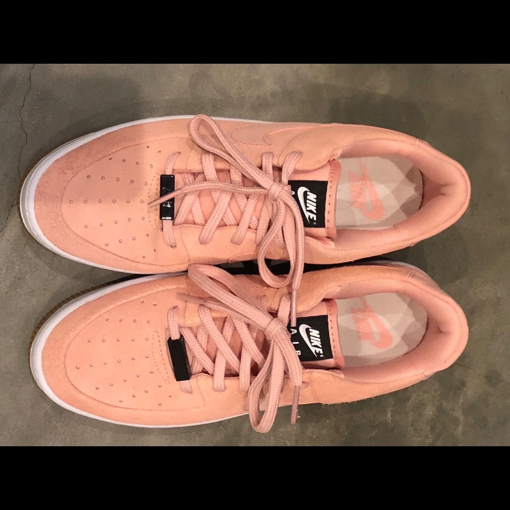 Nike Air Force 1 pink suede